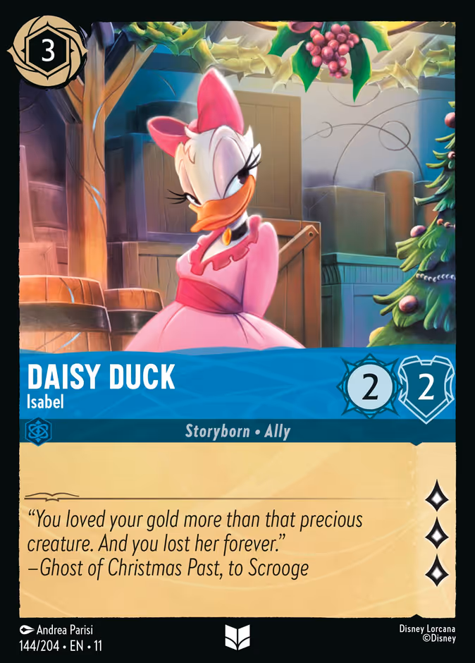 Daisy Duck - Isabel 11-144 Lorcana card