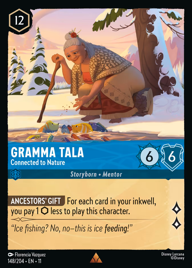 Gramma Tala - Connected to Nature 11-148 Lorcana card