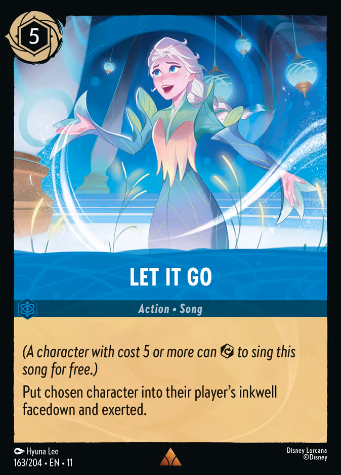 Let It Go 11-163 Lorcana card