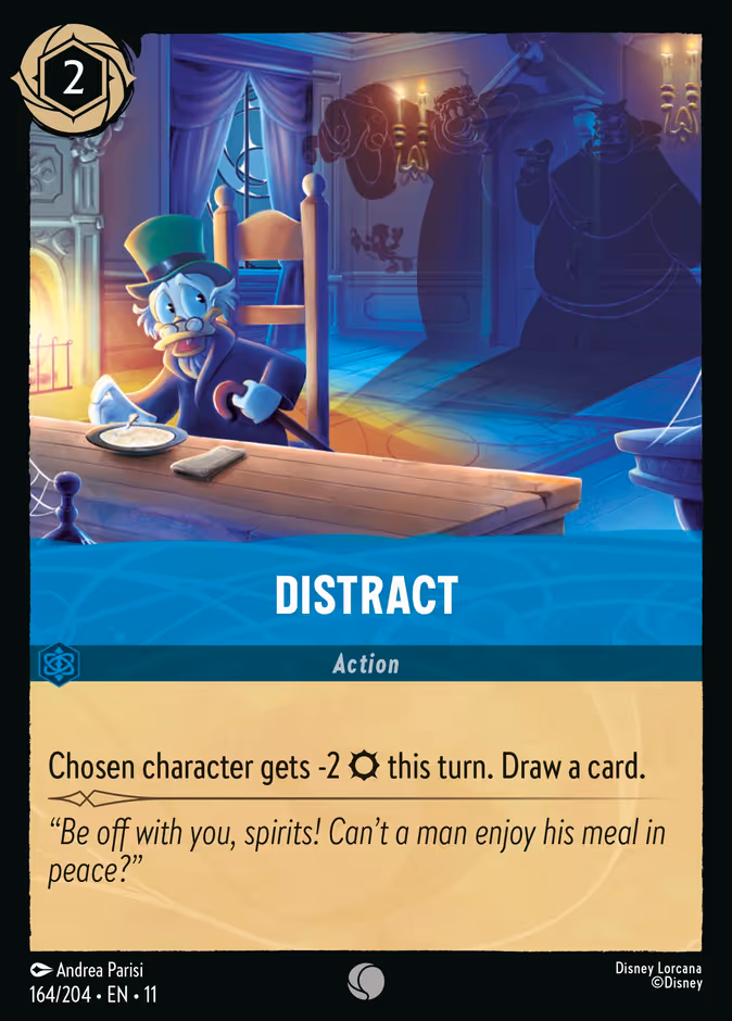 Distract 11-164 Lorcana card