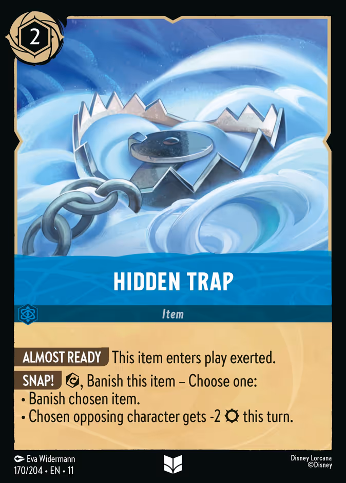 Hidden Trap 11-170 Lorcana card