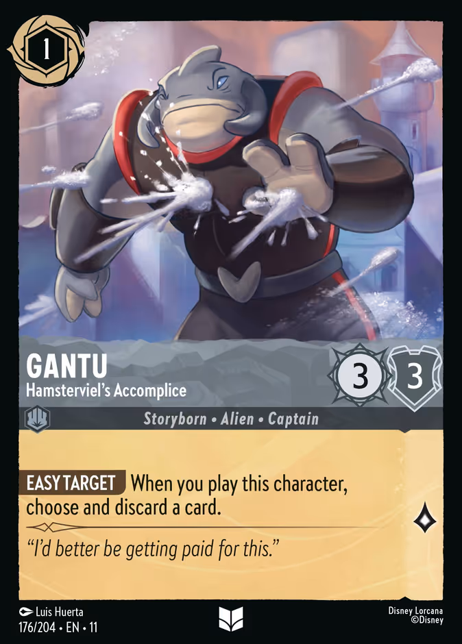 Gantu - Hamsterviel's Accomplice 11-176 Lorcana card