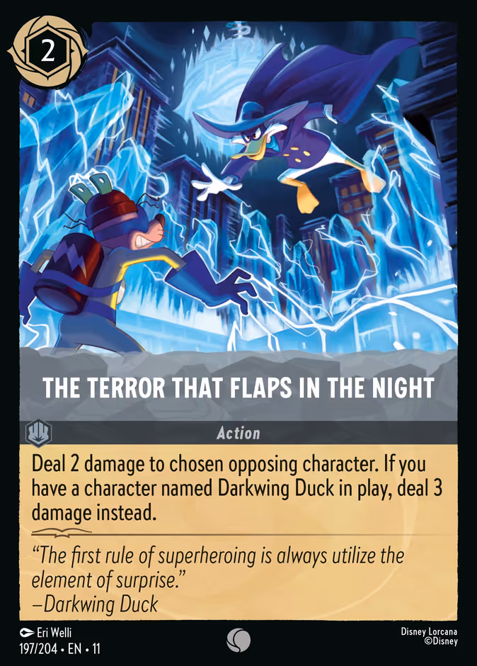 The Terror That Flaps in the Night 11-197 Lorcana card