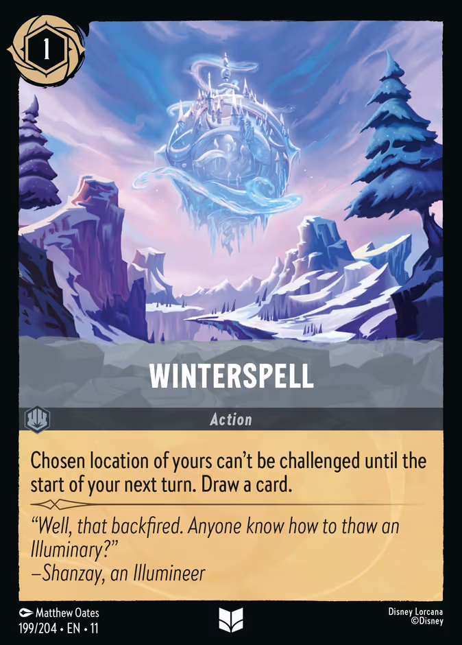 Winterspell 11-199 Lorcana card