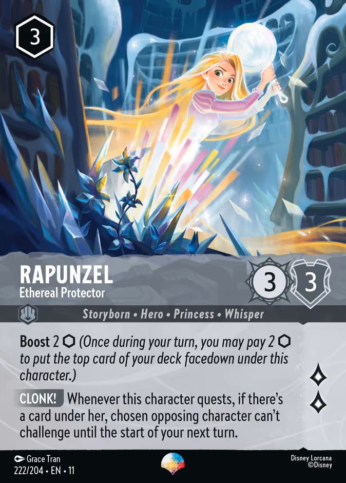 Rapunzel - Ethereal Protector 11-222 Lorcana card