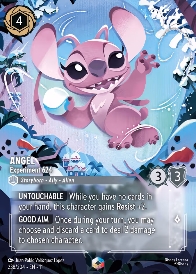 Angel - Experiment 624 11-238 Lorcana card