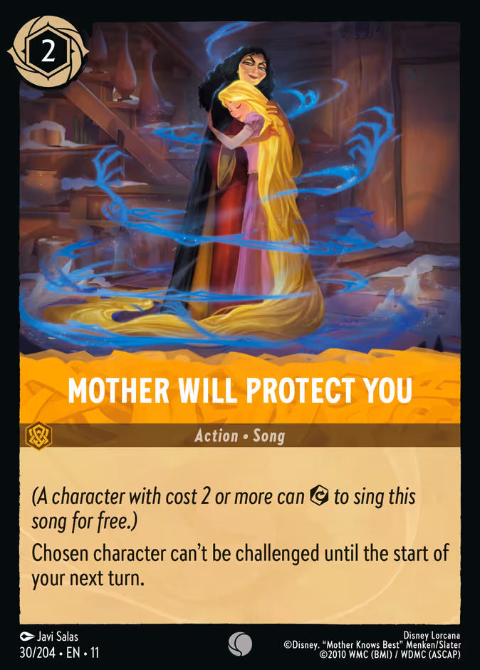 Mother Will Protect You 11-30 Lorcana card