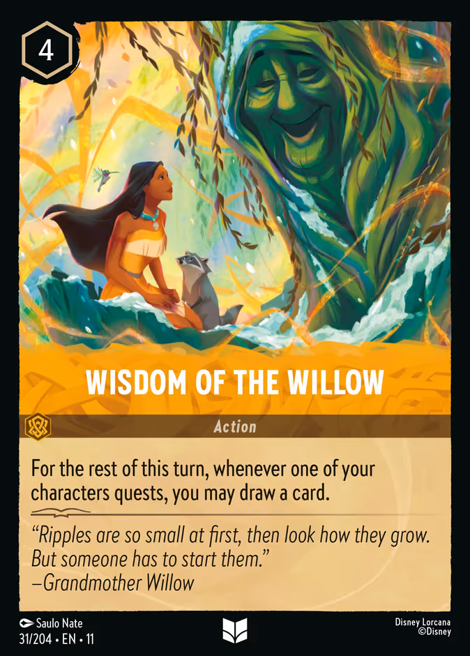 Wisdom of the Willow 11-31 Lorcana card