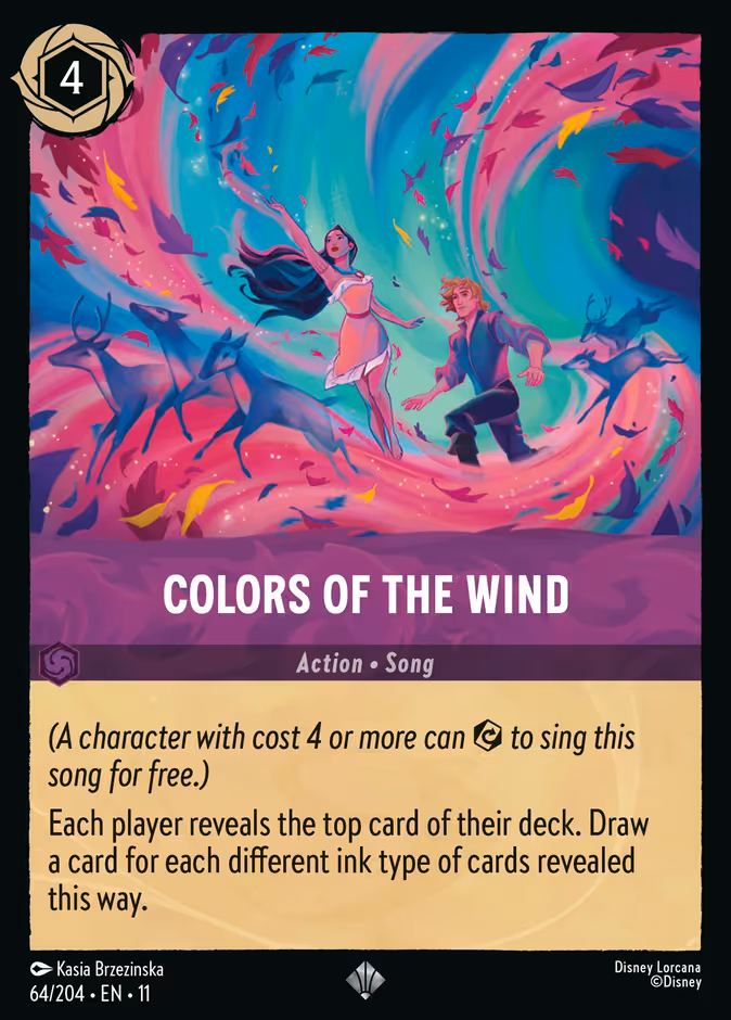 Colors of the Wind 11-64 Lorcana card