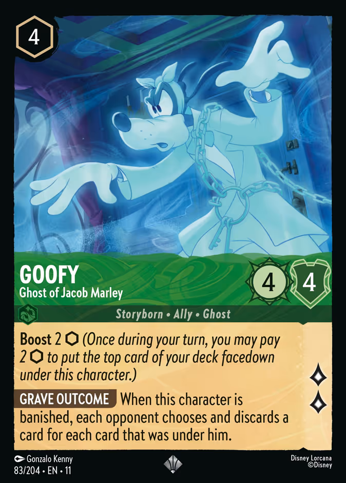 Goofy - Ghost of Jacob Marley 11-83 Lorcana card