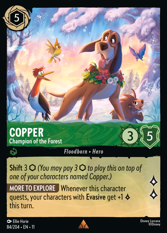 Copper - Champion of the Forest 11-84 Lorcana card