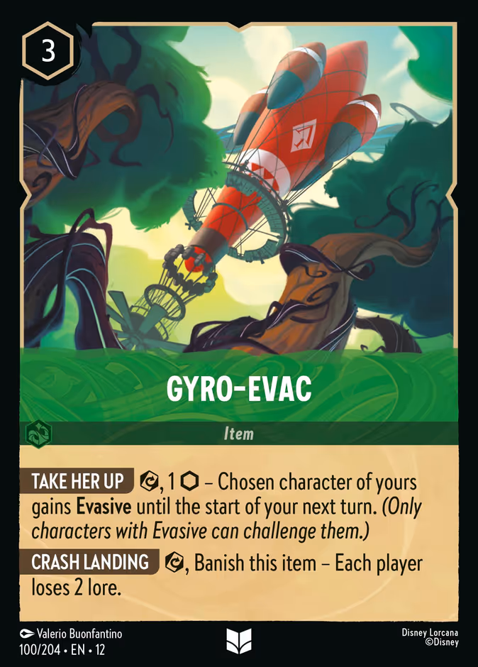 Gyro-Evac 12-100 Lorcana card