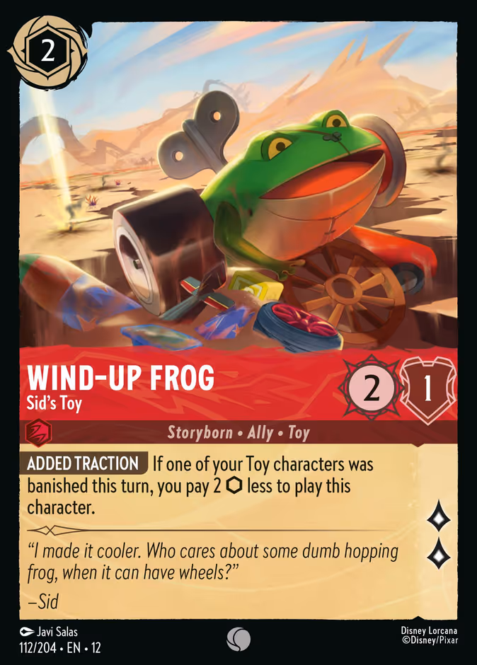 Wind-Up Frog - Sid's Toy 12-112 Lorcana card