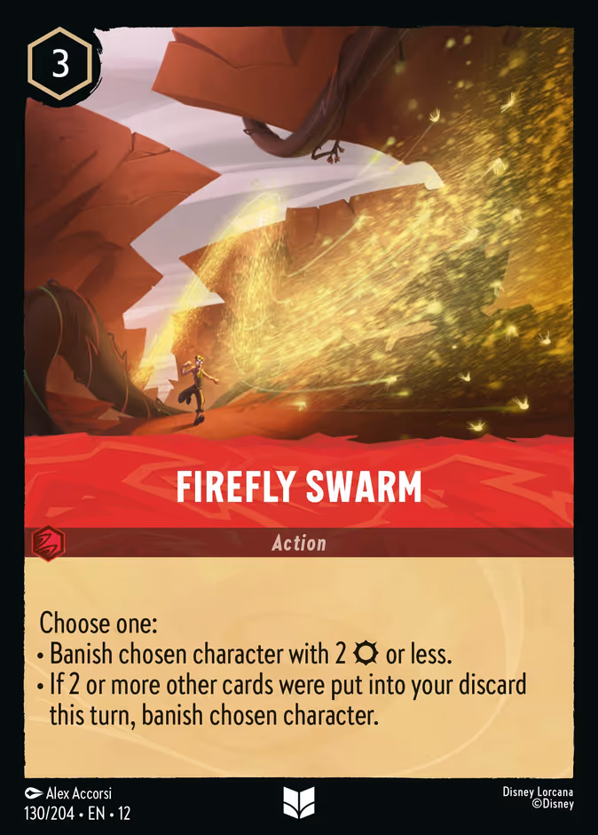 Firefly Swarm 12-130 Lorcana card