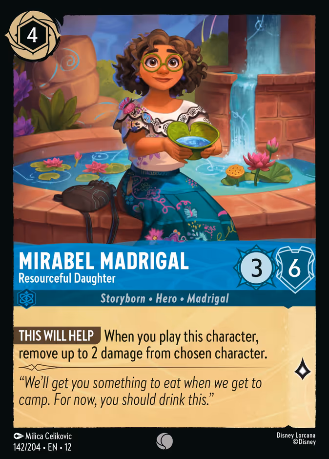 Mirabel Madrigal - Resourceful Daughter 12-142 Lorcana card