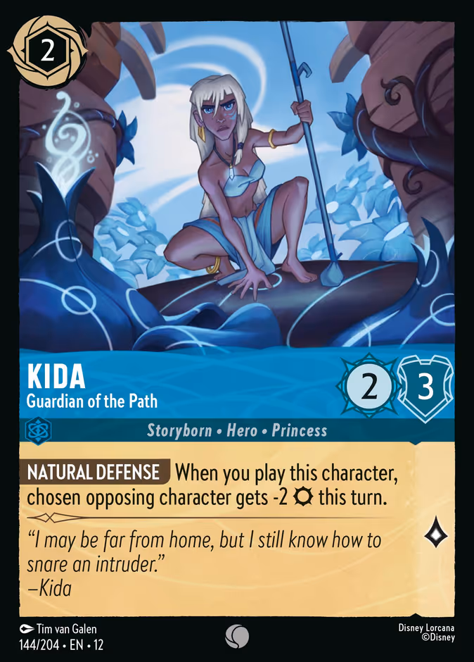 Kida - Guardian of the Path 12-144 Lorcana card