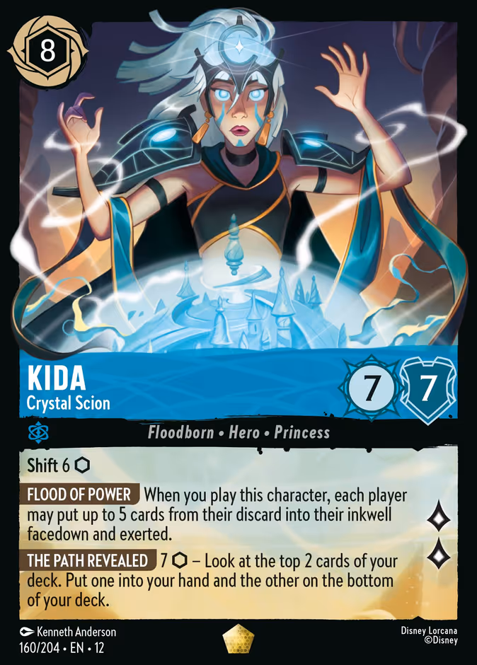 Kida - Crystal Scion 12-160 Lorcana card