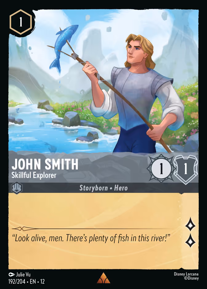 John Smith - Skillful Explorer 12-192 Lorcana card