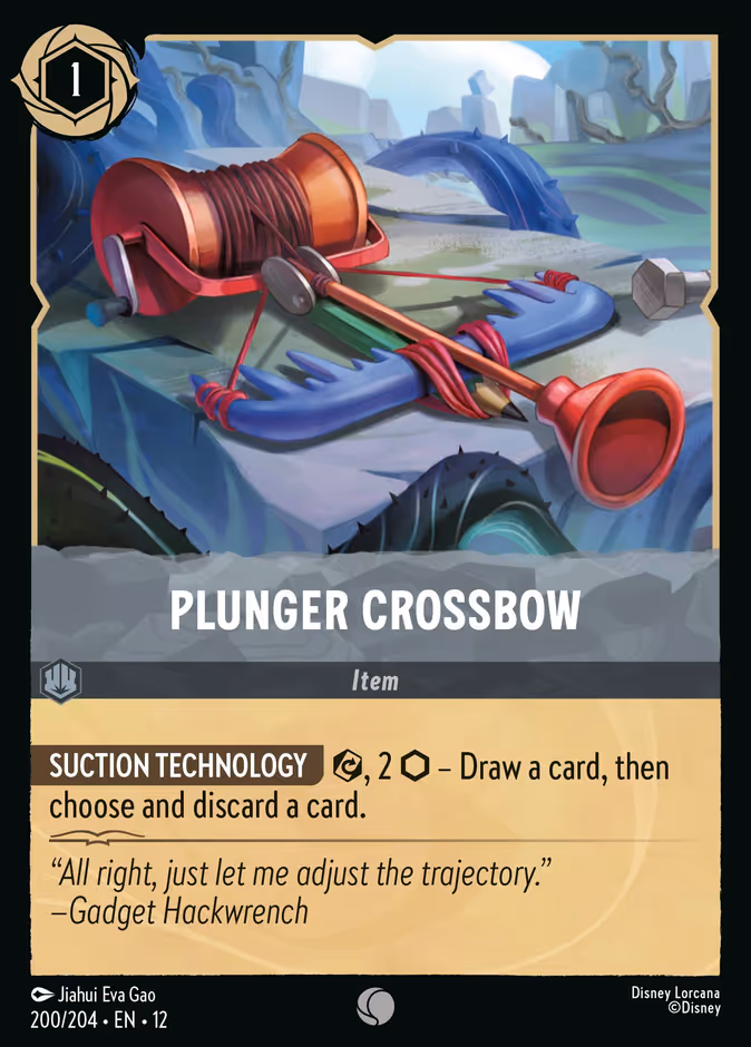 Plunger Crossbow 12-200 Lorcana card