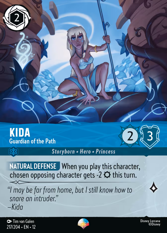 Kida - Guardian of the Path 12-217 Lorcana card