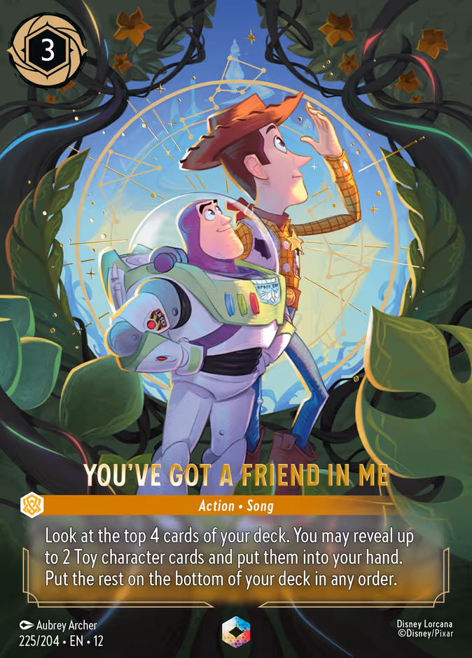 You've Got a Friend in Me 12-30 Lorcana card