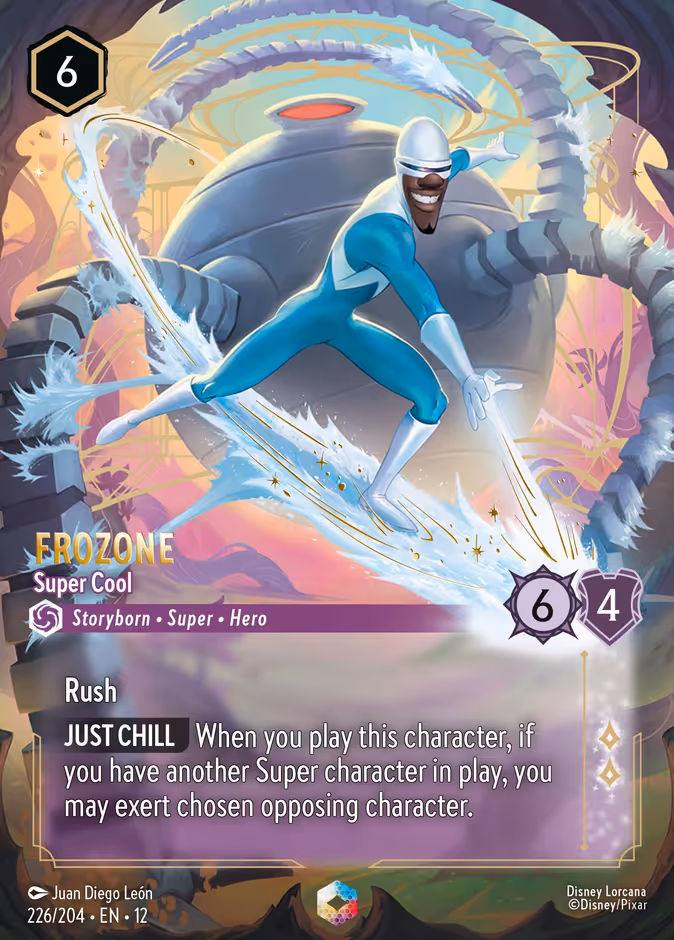 Frozone - Super Cool 12-226 Lorcana card