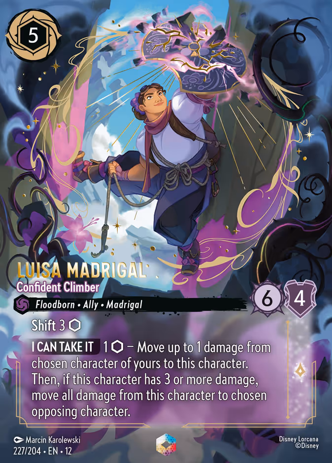 Luisa Madrigal - Confident Climber 12-227 Lorcana card