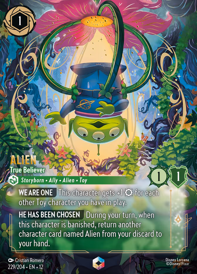 Alien - True Believer 12-83 Lorcana card