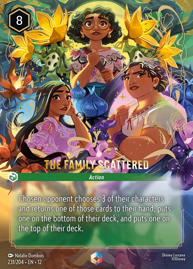 The Family Scattered 12-231 Lorcana card