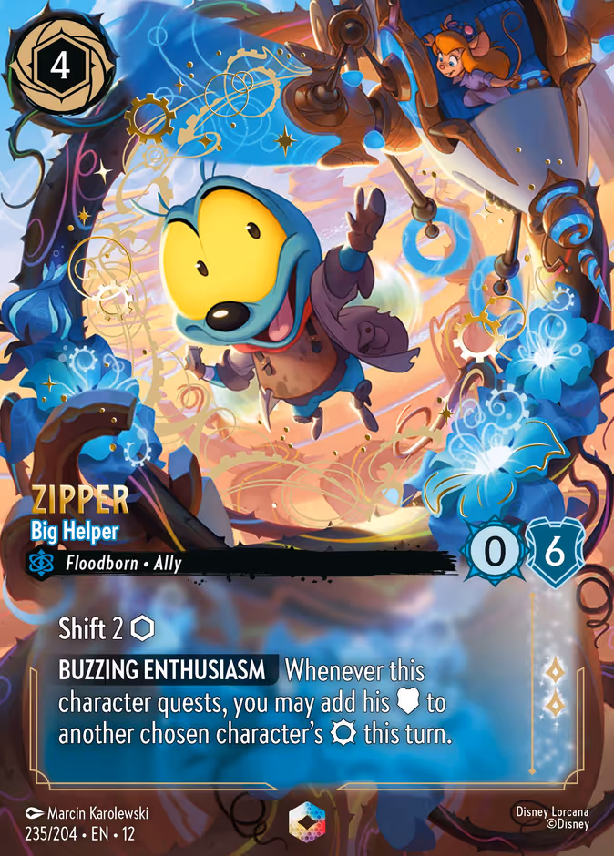 Zipper - Big Helper 12-235 Lorcana card