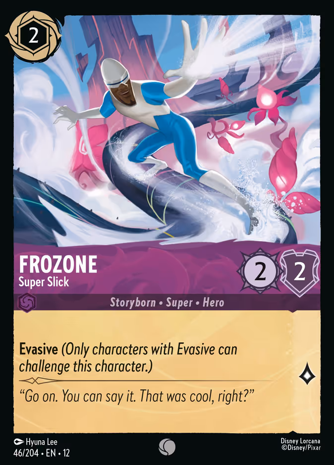 Frozone - Super Slick 12-46 Lorcana card