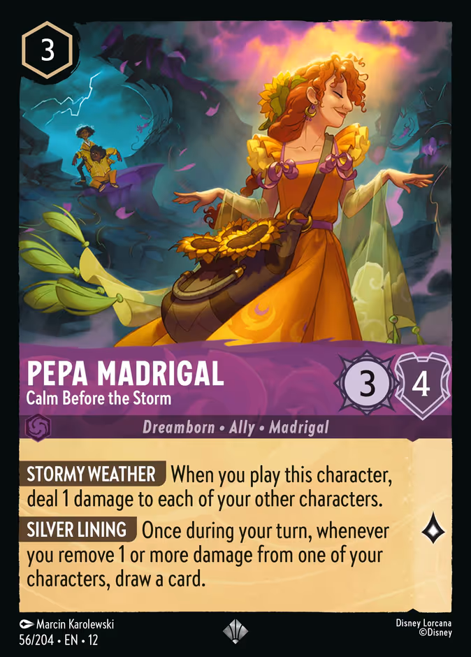 Pepa Madrigal - Calm Before the Storm 12-56 Lorcana card