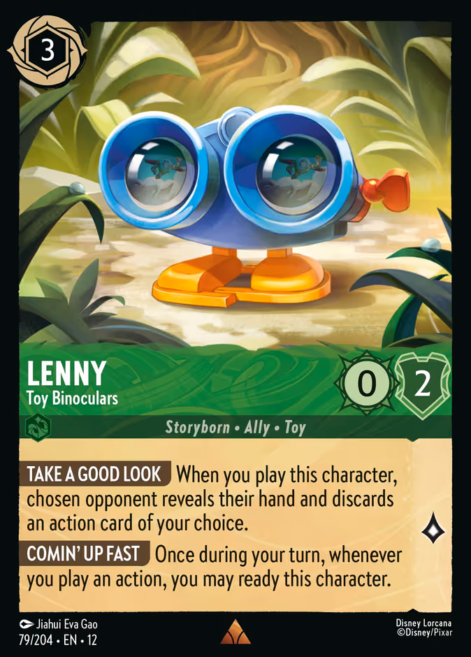 Lenny - Toy Binoculars 12-79 Lorcana card