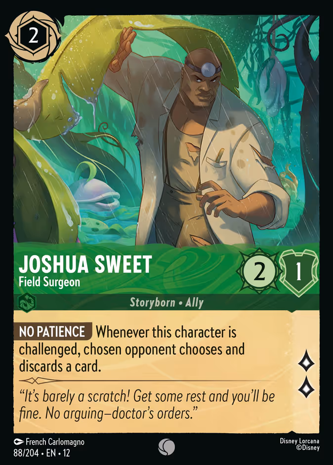 Joshua Sweet - Field Surgeon 12-88 Lorcana card