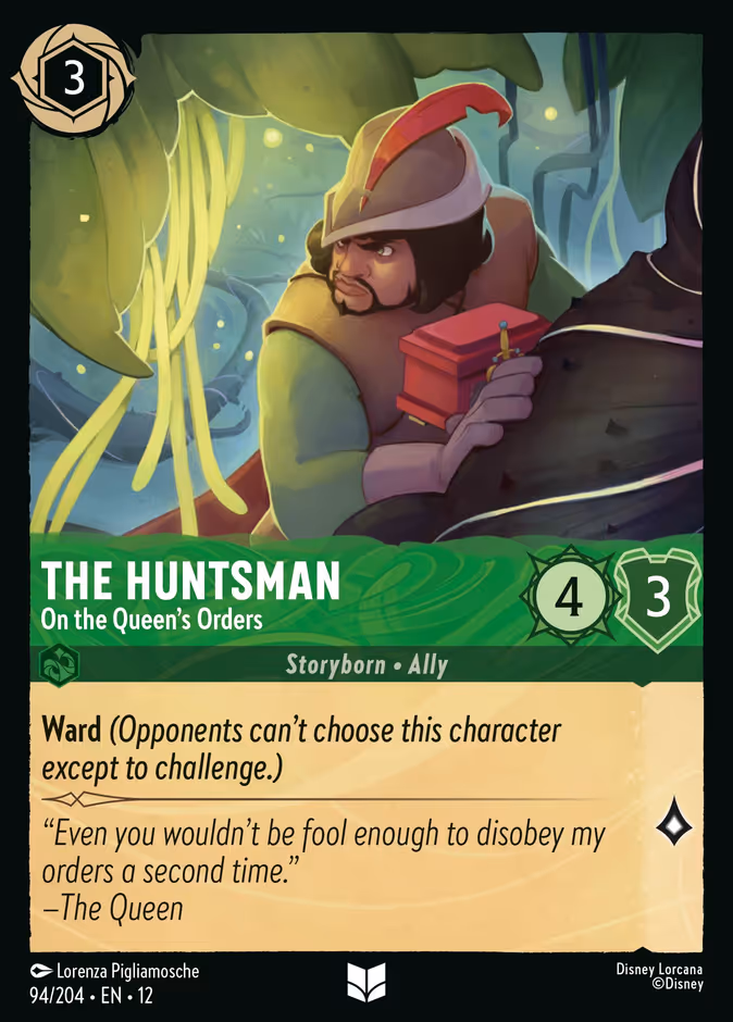 The Huntsman - On the Queen's Orders 12-94 Lorcana card