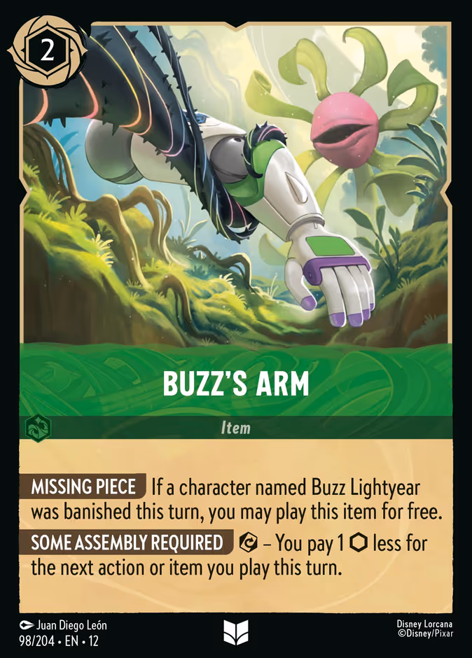 Buzz's Arm 12-98 Lorcana card