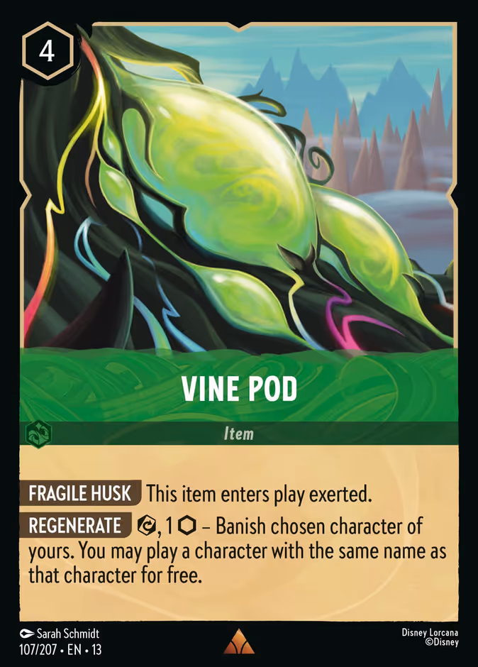 Vine Pod 13-107 Lorcana card