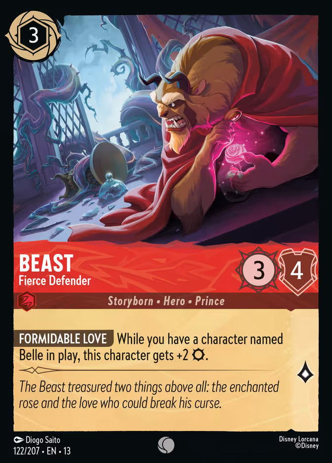 Beast - Fierce Defender 13-122 Lorcana card