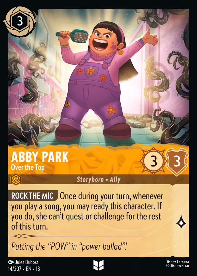 Abby Park - Over the Top 13-14 Lorcana card