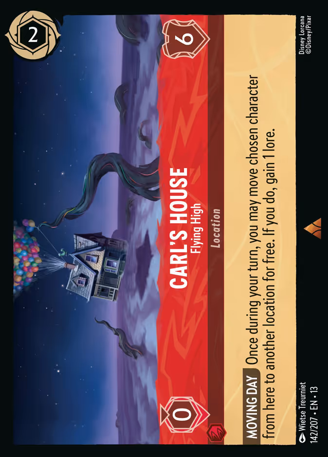 Carl's House - Flying High 13-142 Lorcana card