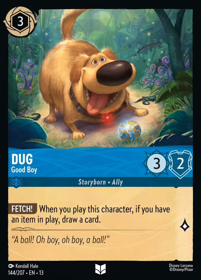 Dug - Good Boy 13-144 Lorcana card