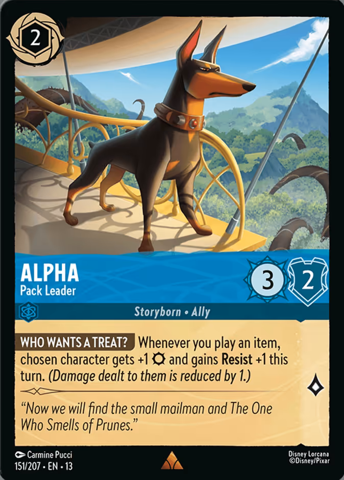 Alpha - Pack Leader 13-151 Lorcana card