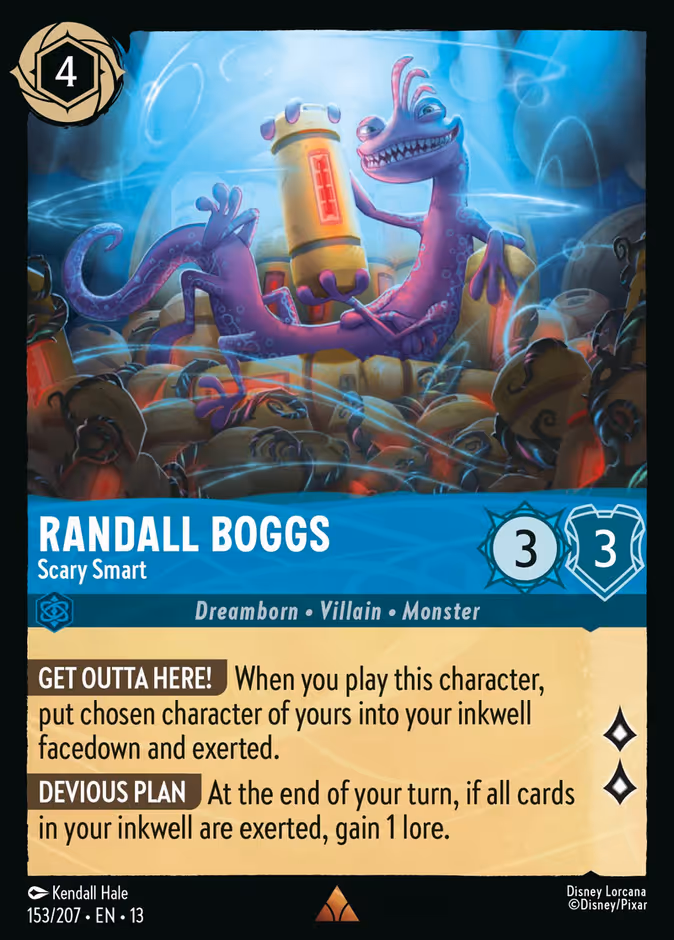 Randall Boggs - Scary Smart 13-153 Lorcana card