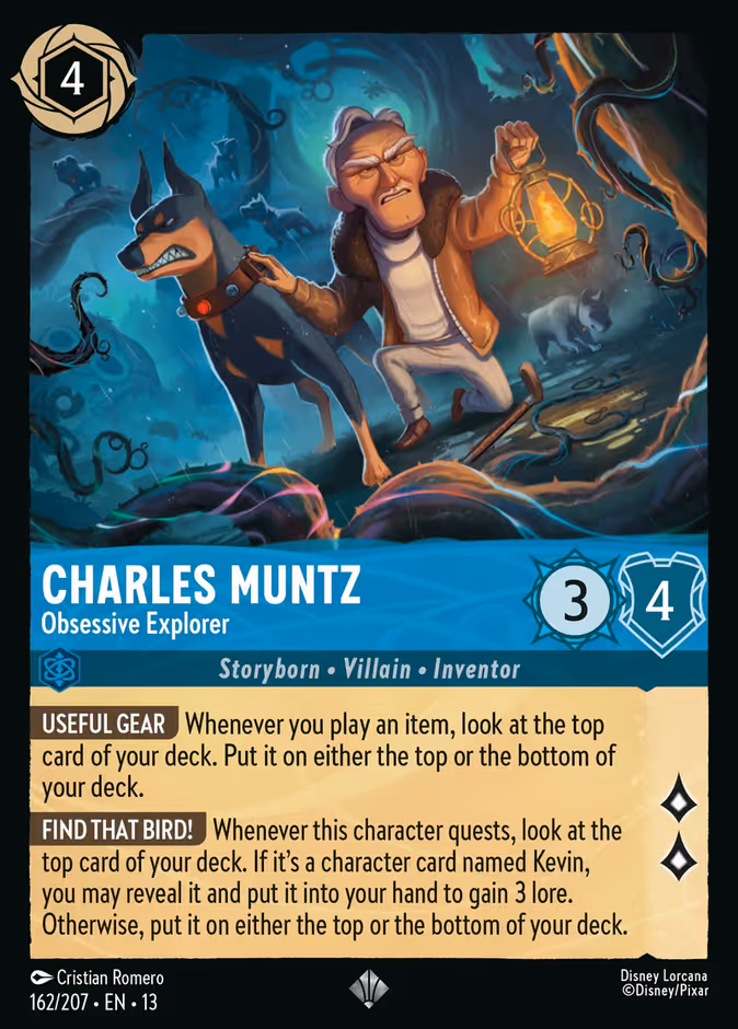 Charles Muntz - Obsessive Explorer 13-162 Lorcana card
