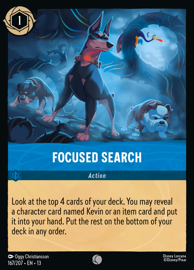 Focused Search 13-167 Lorcana card