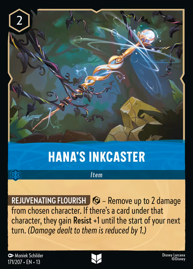 Hana's Inkcaster 13-171 Lorcana card