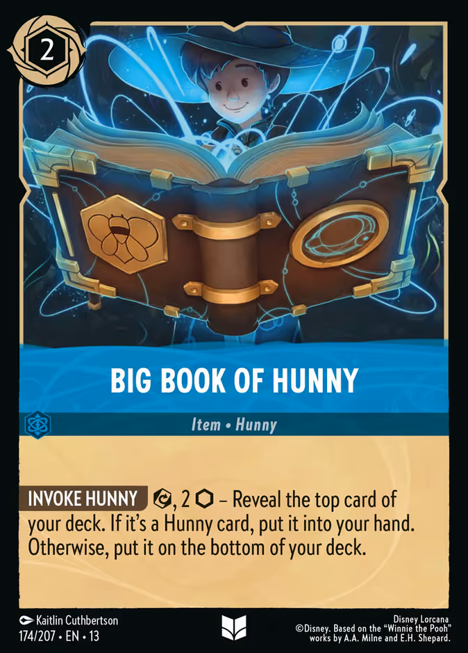 Big Book of Hunny 13-174 Lorcana card