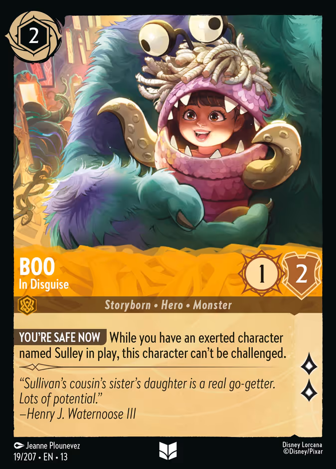 Boo - In Disguise 13-19 Lorcana card