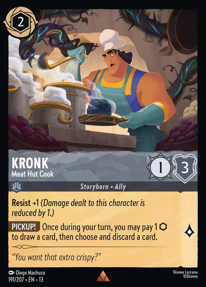 Kronk - Meat Hut Cook 13-191 Lorcana card