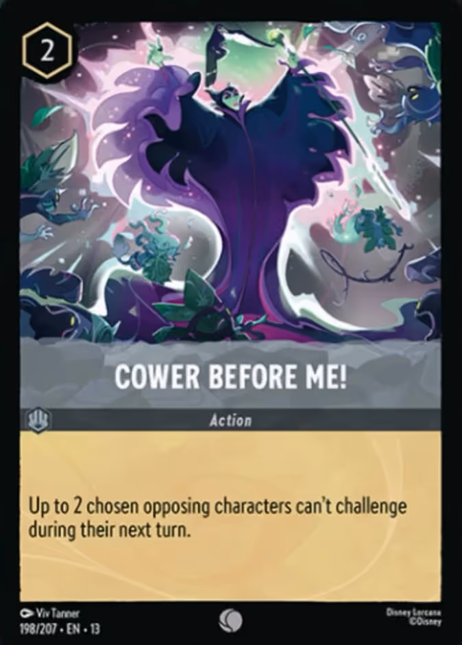 Cower Before Me! 13-198 Lorcana card